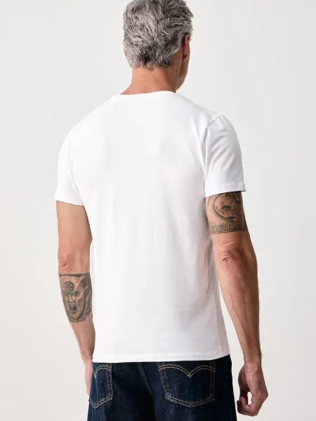 Guess T-shirt z ETTORE biała