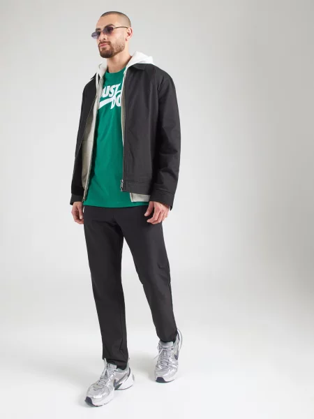 Nike Sportswear Majica Swoosh smaragd bela