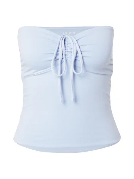 HOLLISTER Top deschis albastru