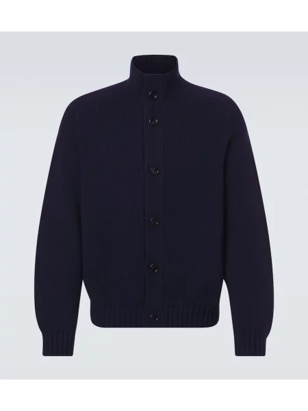 Cardigan Tom Ford din cașmir albastru