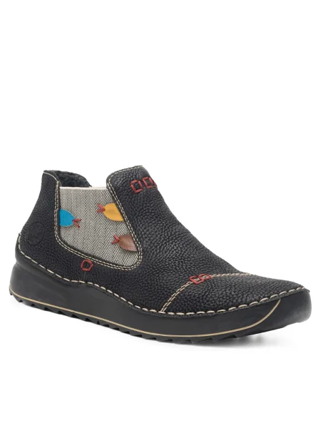 Ghete Jodhpur Rieker negru