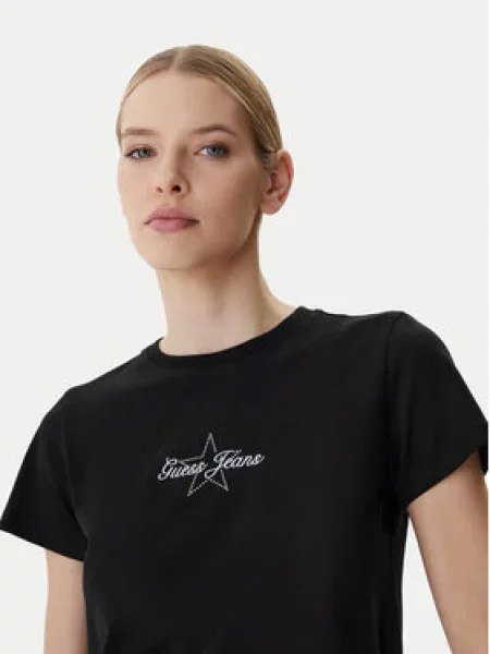 Guess Jeans T-shirt Regular Fit crna