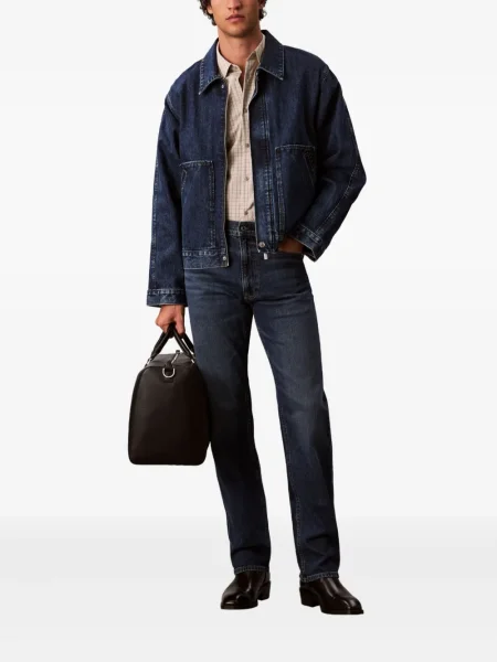 Blugi Calvin Klein Jeans albastru