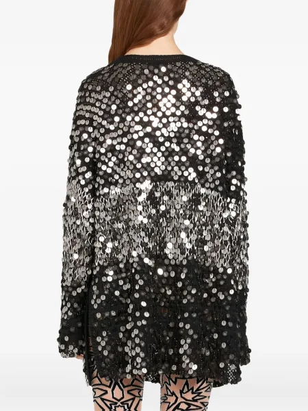 Pulover Roberto Cavalli cu paiete negru
