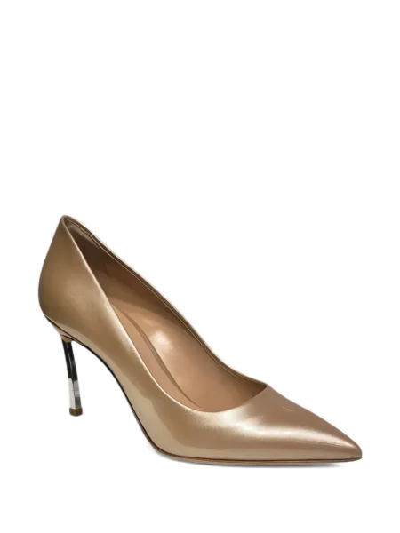 Pantofi cu toc Casadei auriu