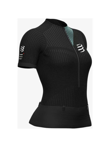 Koszulka z krótkim rękawem Compressport Trail Postural S czarna