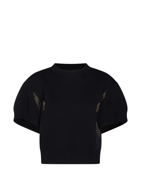 Pulover Sacai scurt albastru