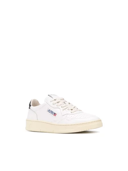 Sneakers Autry Medalist Low Man Leat/ Leat Wht/ Black EUR 42 białe