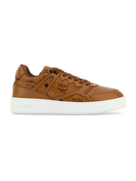 Sneakersy Mcm brązowe