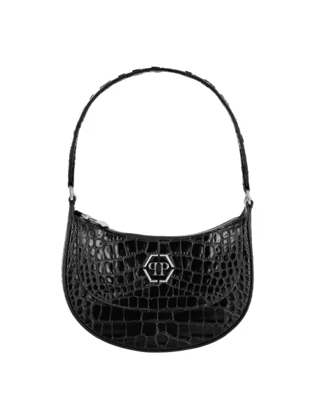 Philipp Plein torebka skórzana SAEA czarny