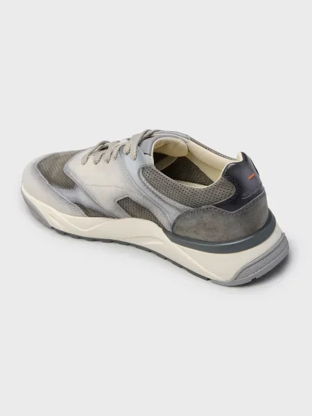Кроссовки Santoni серые