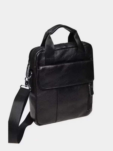 Borsa Leather Мессенджер Шкіра чорний
