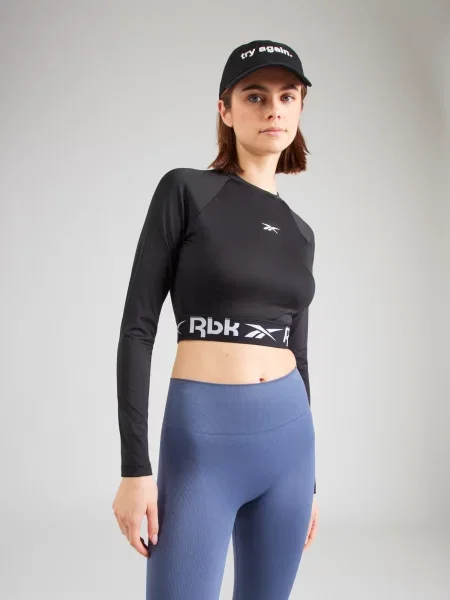 Reebok Funkcionális felső fekete fehér