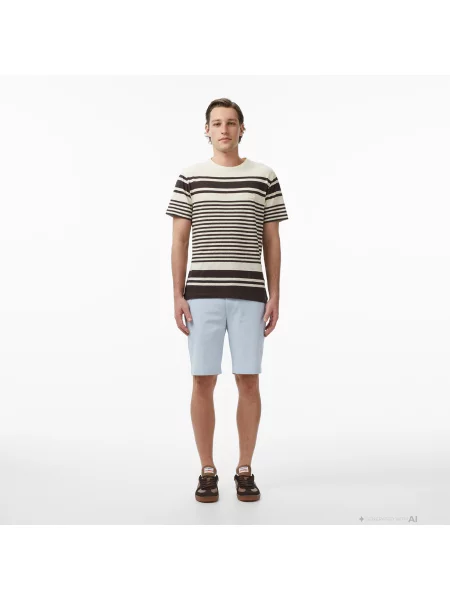 Lacoste Szorty Tapered Fit niebieskie