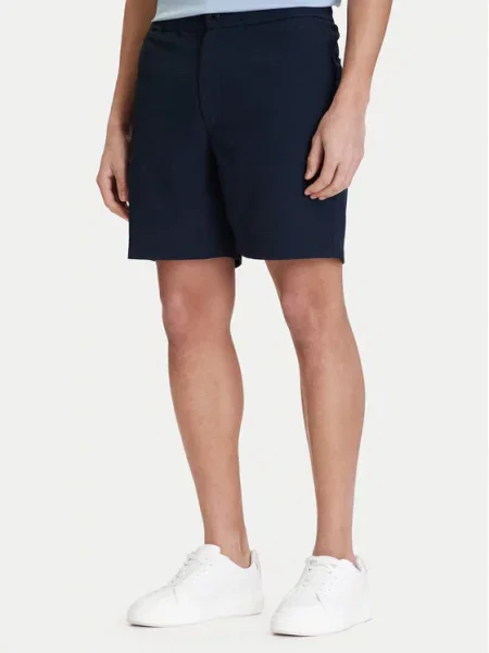 Calvin Klein Medžiaginiai šortai Straight Fit mėlyna