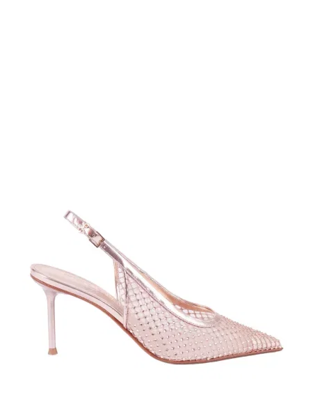 Pantofi cu toc Sergio Levantesi slingback roz