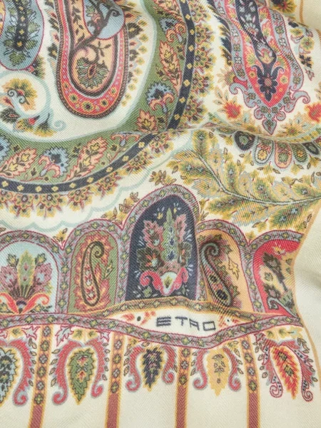 Šilkinis raštuotas šalikas Etro su paisley raštu