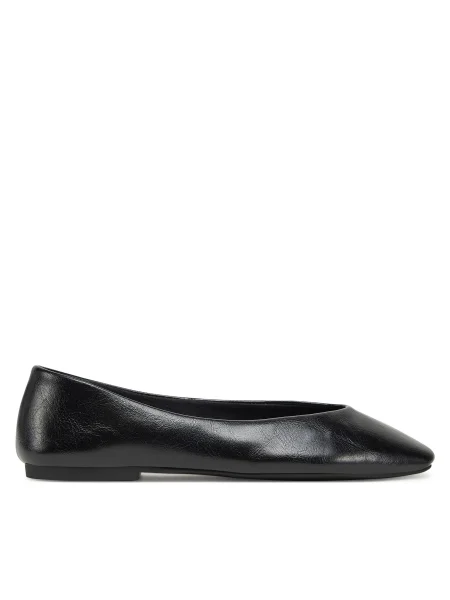 Кожени балеринки Steve Madden Darts черно