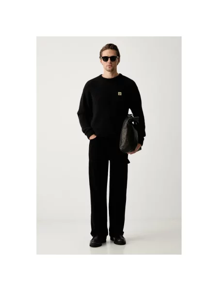 Jeansy Karl Lagerfeld sztruksowe czarne