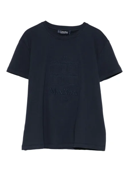 Tricou 's Max Mara cu broderie albastru