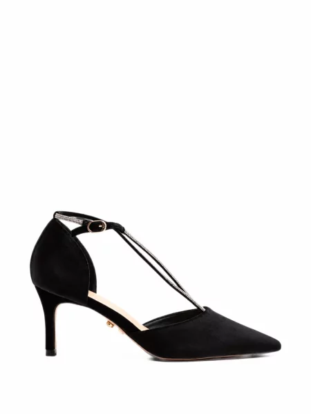 Stras pantofi cu toc Twenty Fourhaitch negru