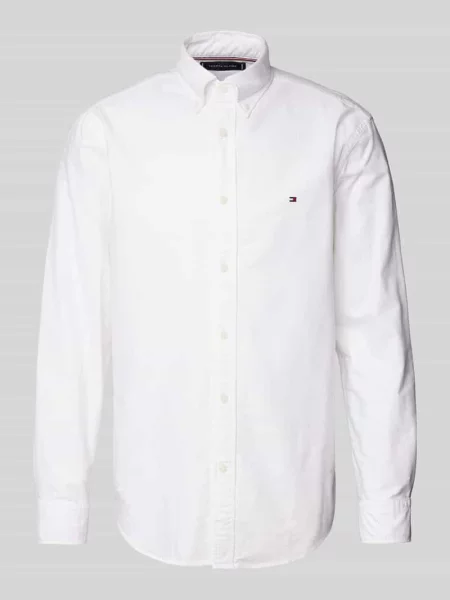 Koszula casualowa o kroju regular fit z kołnierzykiem typu button down Tommy Hilfiger biała
