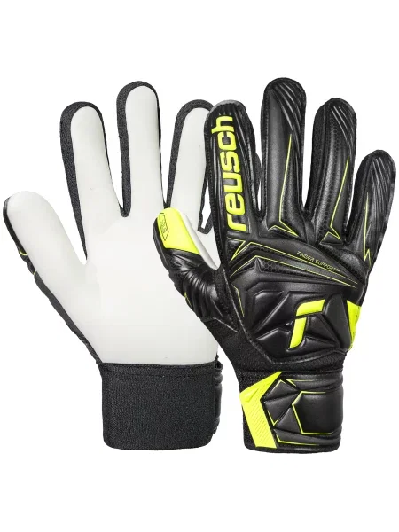 Reusch Rękawice bramkarskie Attrakt Starter Solid Finger Support Junior czarne