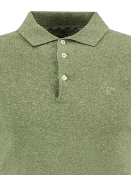 Kötött pólóing Barbour zöld