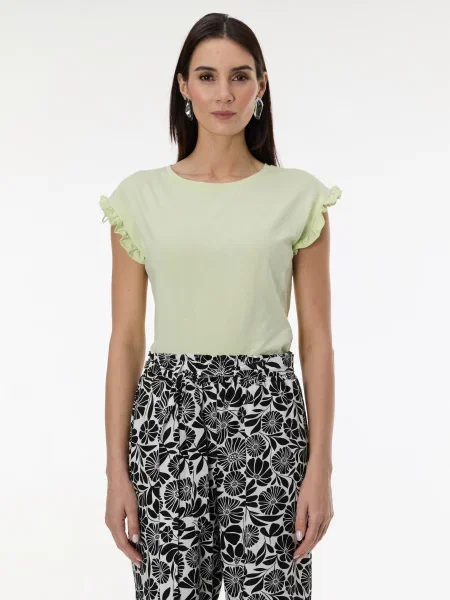 Tricou Orsay cu mâneci scurte negru