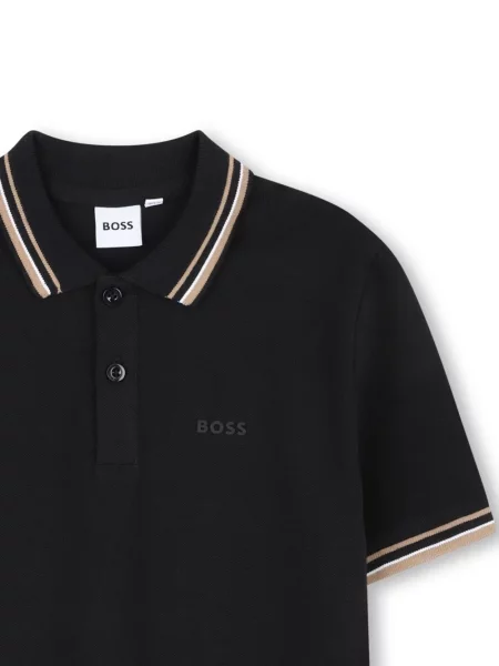 Koszulka polo dziecięca Bosswear czarna