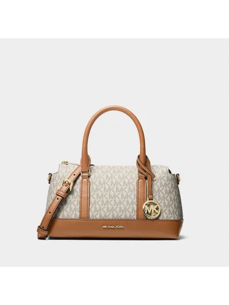 Kabelka Michael Kors Andie Small Signature Logo Satchel Vanilla/ Acorn Universal