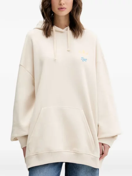 Hímzett hálós futó melegítő felső Adidas kék