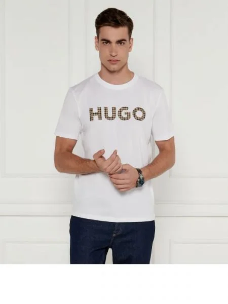 HUGO Tricou alb