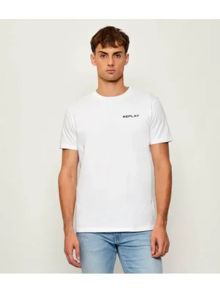 Replay Tricou alb