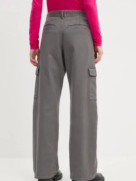Džíny G-Star Raw high waist šedé