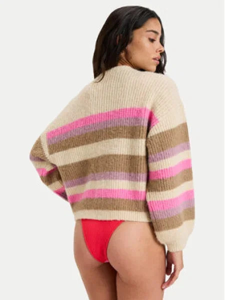 Roxy Kardigán Marble Tiles Stripe bézs