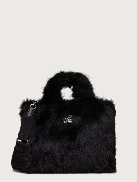 Karl Lagerfeld geantă crossbody pentru femei K/AUTOGRAPH negru