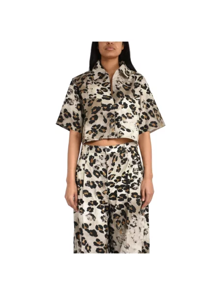 Koszula Laneus w panterkę