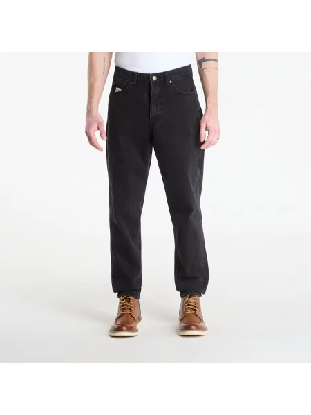 Дънки Karl Kani Small Signature Tapered Five Pocket Denim Black 34 черно