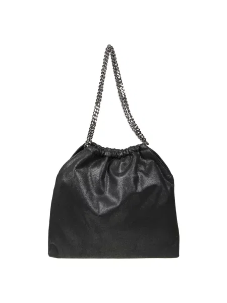 Torebka Stella Mccartney ze sznurkiem czarna