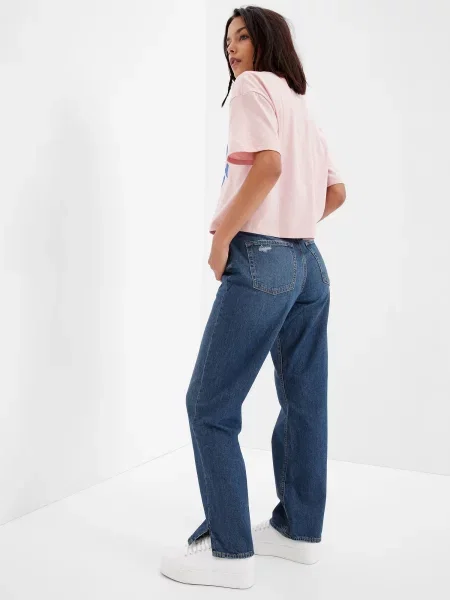 Pantaloni copii Gap gri