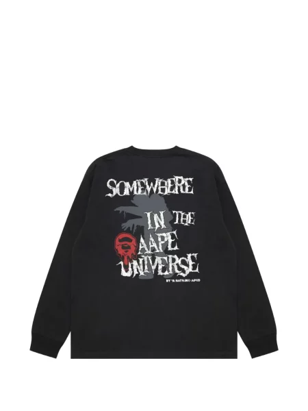 Pulover Aape By A Bathing Ape cu imagine negru