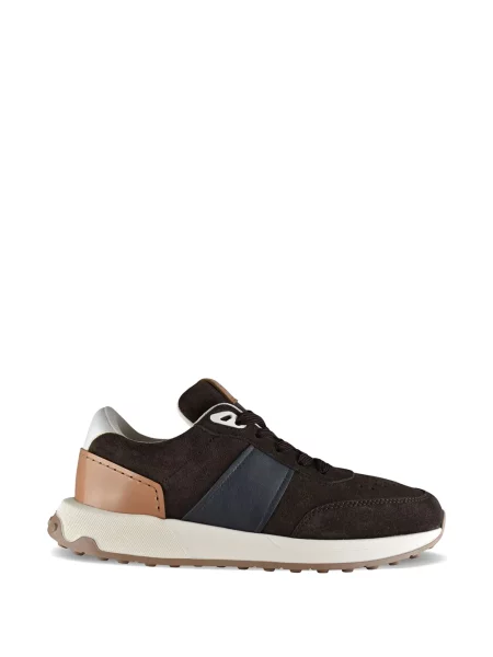 Sneakerși Tod's cu șireturi din dantelă maro