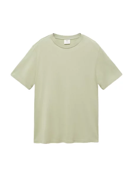 MANGO MAN Majica BELLOW pastelno zelena