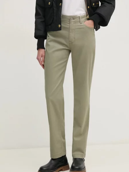 Hlače Calvin Klein Jeans zelena
