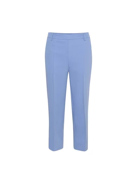 Spodnie Kaffe z wysoką talią niebieskie