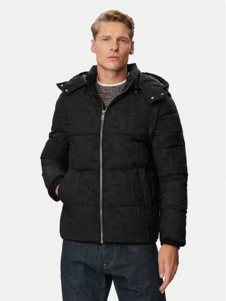 Guess Geacă de iarnă negru