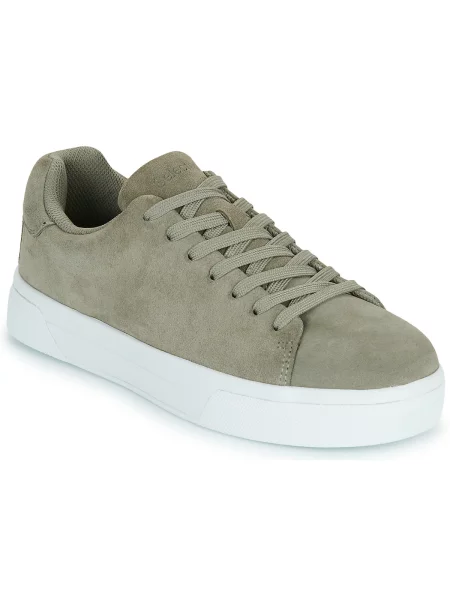 Sneakerși Selected din piele de căprioară chunky