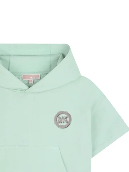 Dětska mikina s kapucí Michael Kors zelená