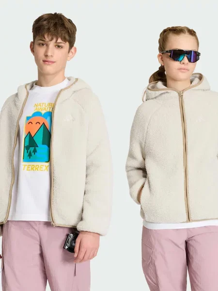 Детский свитер Adidas бежевый